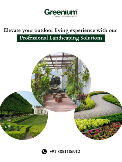 A collage showcasing my professional landscaping solutions. From formal gardens with trimmed hedges to lush, natural-looking pathways and cozy terrace gardens, I elevate the outdoor living experience.