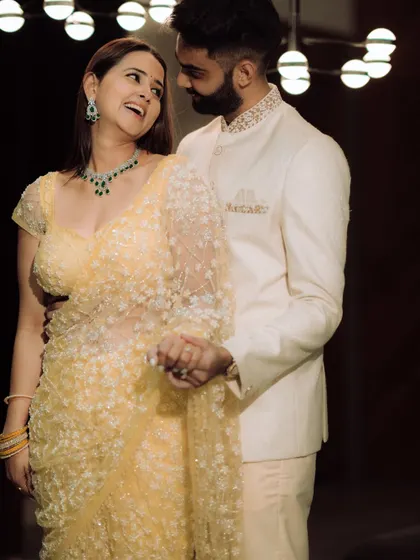 A beautiful, natural portrait of the couple sharing a laugh. I believe the best photos come from real, unforced emotions.