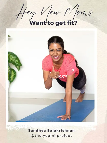 Hey new moms, want to get fit? As a working mom myself, I can help you on this journey. My classes are designed to help you regain strength and confidence postpartum. DM 'MomFit' to know more.