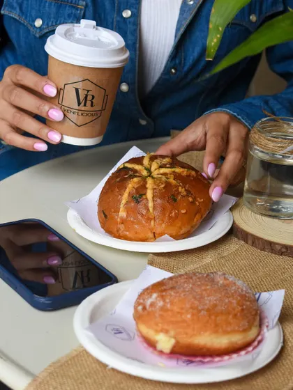 Your weekend plans should definitely include our Korean Bun and a sweet Custard Berliner. It's the best of both worlds, sweet and savory.