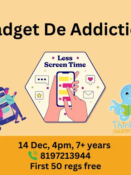 We also host sessions on important modern topics like "Gadget De-Addiction." A child psychologist shares strategies with parents and children to foster healthier screen time habits.