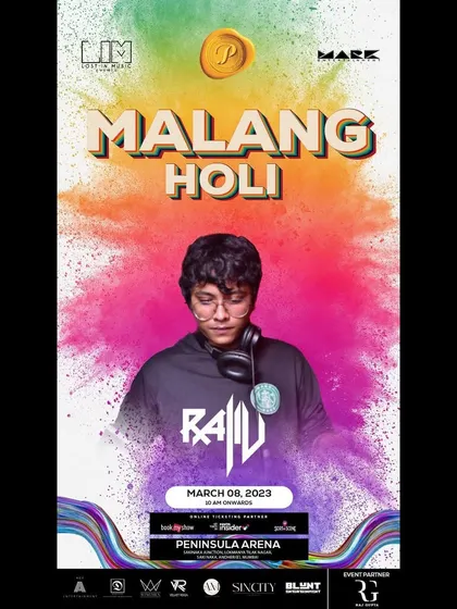 Another version of my Malang Holi poster. I was ready to bring the color and the noise.