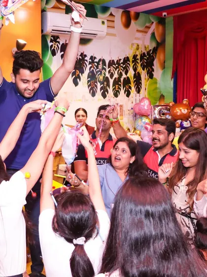 The joy of a party is shared by everyone. I ensure that adults have as much fun as the kids, participating in activities and celebrating together.