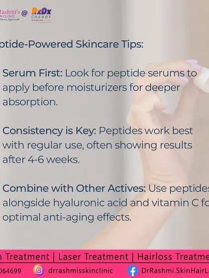 This post offers practical tips for using peptide-powered skincare, such as applying serums first and combining them with other actives like vitamin C.