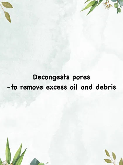 Salicylic acid is oil-soluble, allowing it to penetrate deep into pores to decongest them by removing excess oil and debris.