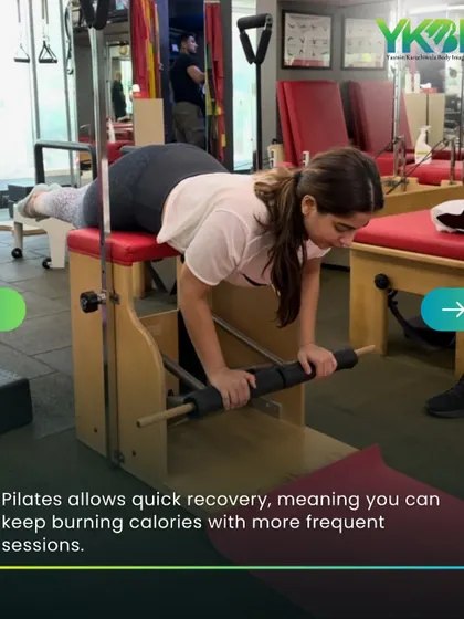 Because Pilates allows for quick recovery, you can keep burning calories with more frequent sessions without overstraining your body.