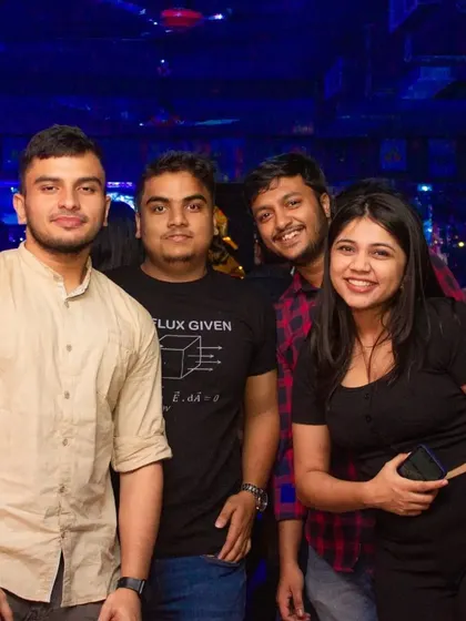 A group of guys out for a night of fun. It's a great place to catch up with your mates over a few drinks.