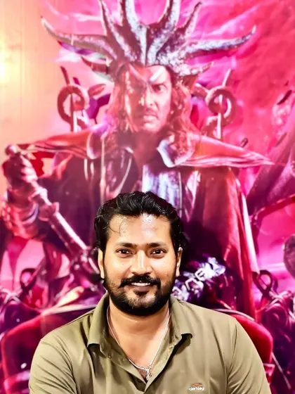 A picture of me at the theatre for the 'UI' movie. I make it a point to watch the films I promote to give an authentic and informed review to my followers.