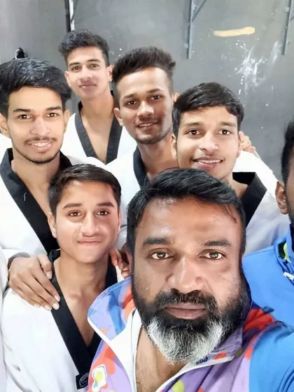 The bond we share after a tough training session. We are a close-knit team that supports each other inside and outside the dojang.
