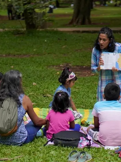 An extensive series from our 'Delectable Delight July' session, reading 'My Grandmother Can't Cook'. These photos beautifully capture the community, the engagement, and the pure fun of our gatherings.