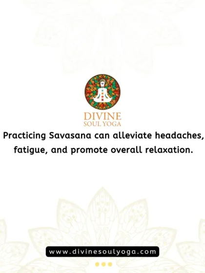 Practicing Savasana can help alleviate headaches and fatigue. By calming the nervous system, it promotes a state of overall relaxation that counters the effects of a stressful day.