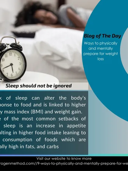 Sleep should not be ignored. Lack of sleep can alter your body's response to food and is linked to weight gain. Quality rest is a cornerstone of our program.