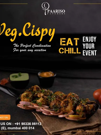 Enjoy your chill event with our popular Veg Crispy. This dish is a versatile starter that fits perfectly in both casual and formal corporate catering menus.