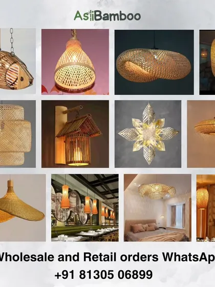 A curated selection of our best-selling bamboo and rattan lights, showcasing the variety of forms, from organic and free-flowing to structured and geometric. We provide lighting solutions for every interior design need.