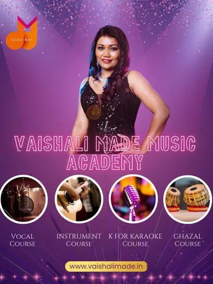 We offer four core types of courses to match your musical interests. You can choose our Vocal Course, Instrument Course for guitar, keyboard or tabla, a fun and practical Karaoke Course, or a specialized Ghazal Course to dive deep into the art of poetic music.