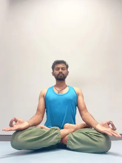 In the stillness of a meditative pose like Padmasana, we can observe our thoughts without being controlled by them. Mindful awareness is the key to turning thought into a creative and peaceful force.