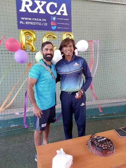 Celebrating with Dinesh Karthik. It's important to celebrate the careers and contributions of players who have given so much to the game.