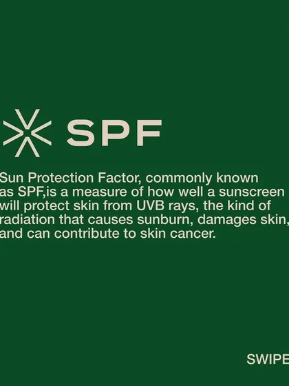 This series explains the meaning of SPF, or Sun Protection Factor. It is a measure of how well a sunscreen protects your skin from UVB rays, which cause sunburn and can contribute to skin cancer.