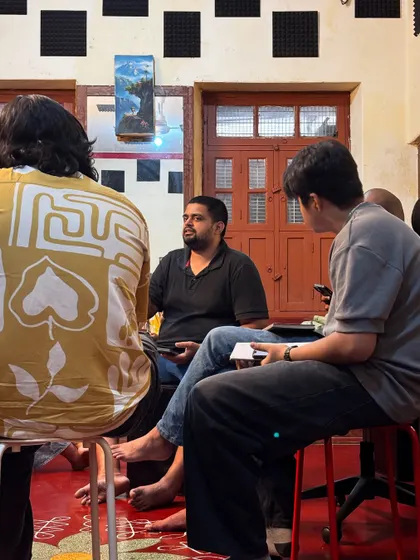 An instructor guides participants through the nuances of script analysis. These intimate sessions ensure every student gets the attention they need to understand complex theatrical concepts.