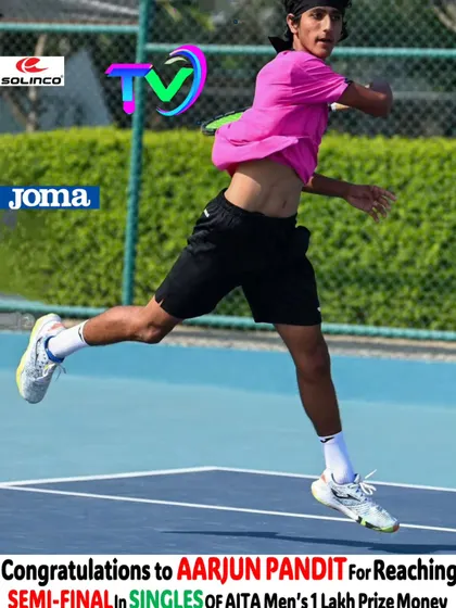 Reaching the semi-finals in the AITA Men's 1 Lakh prize money tournament as an 18-year-old qualifier. This demonstrates his readiness to compete in the men's circuit.