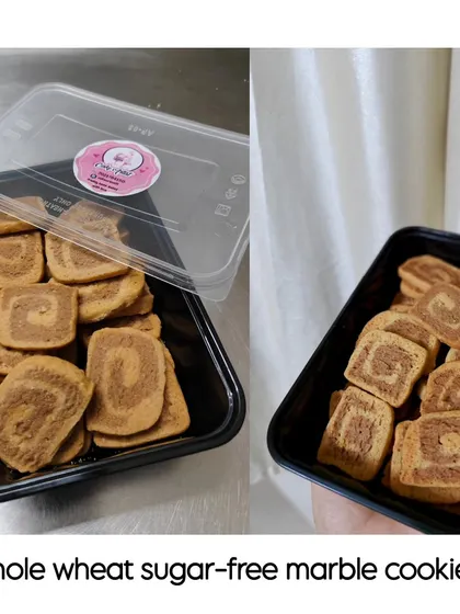 For those watching their sugar intake, I offer these delicious Whole Wheat Sugar-Free Marble Cookies. They have the same beautiful swirl and crispy texture, just without the sugar.