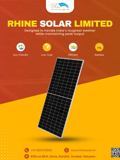 Designed to handle India's toughest weather, our panels maintain peak output. They are eco-friendly, low-cost, efficient, and reliable.