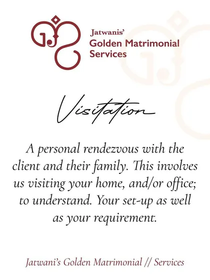 To find the best match, I believe in getting to know you personally. My process often includes a personal rendezvous at your home or office to truly understand your lifestyle, values, and what you seek in a partner.
