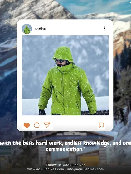 "Travel with the best: hard work, endless knowledge, and unmatched communication." High praise for our Trip Captain, Sadhu, from a happy traveler.