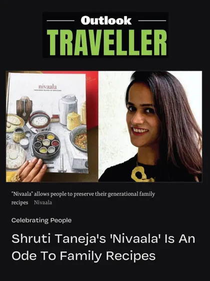 I was so stoked to be featured in Outlook Traveller's 'Celebrating People' series. It's amazing to see what started as a passion project become my life's mission.