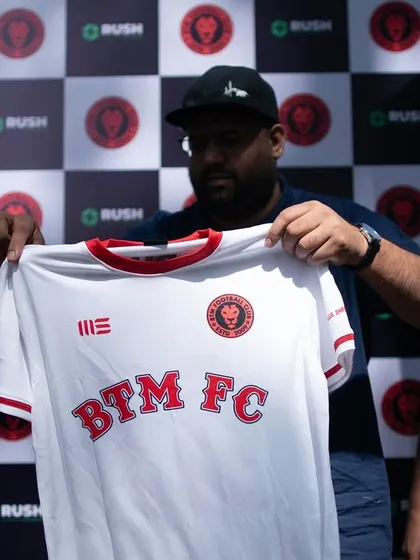Unveiling the new BTM FC home jersey. A fresh look for a team with a legacy of hard work and ambition.