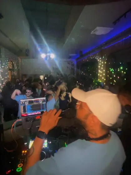 Badmaashi is in my DNA. A view from over my shoulder as I survey a dance floor that's ready for anything.