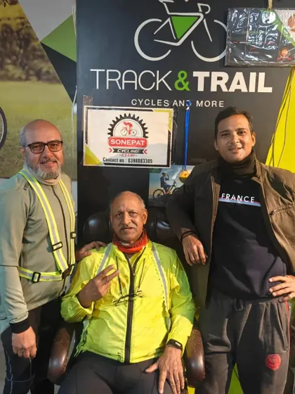 A massive shoutout to Bharat Thakur Sir for completing his first Super Randonneur title. His achievement is an inspiration to us all.