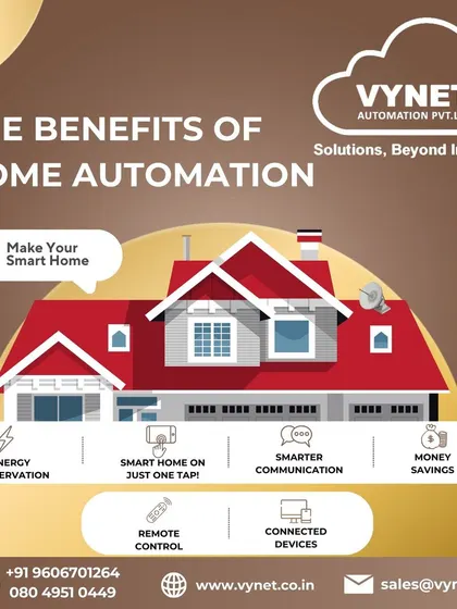 This graphic outlines the key benefits of home automation that we deliver. Our systems provide energy conservation, money savings, smarter communication, and the convenience of controlling your home with just one tap.