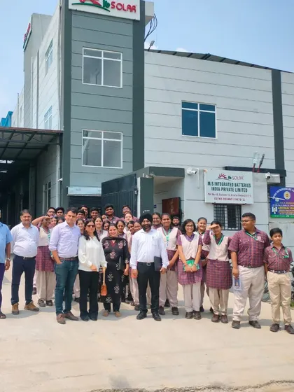 We were delighted to host students from DAV Public School, Delhi, for a tour of our fully automated solar panel manufacturing facility. Inspiring the next generation of solarpreneurs is a core part of our mission to build a greener future.