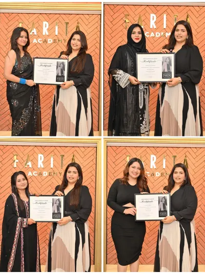 From learners to artists! Proud moments captured as our talented students from Batch 101 receive their certifications from me.