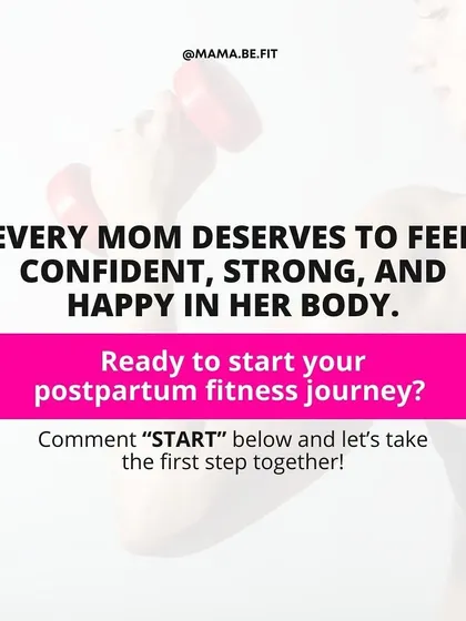 Every mom deserves to feel confident, strong, and happy in her body. This is a call to begin your postpartum fitness journey and take the first step toward reclaiming your strength.
