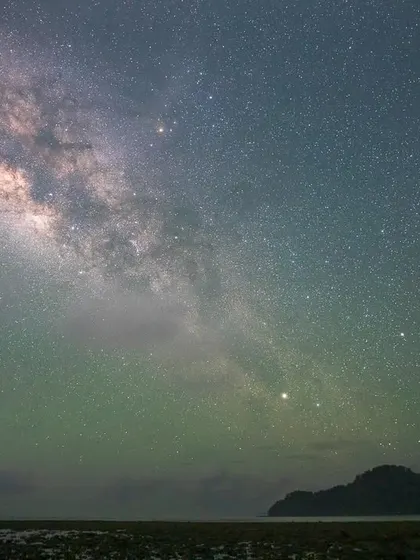 The Milky Way will soon be visible again, and I can't wait to capture it with my new gear. This shot is a throwback to a magical night in the Andaman Islands.