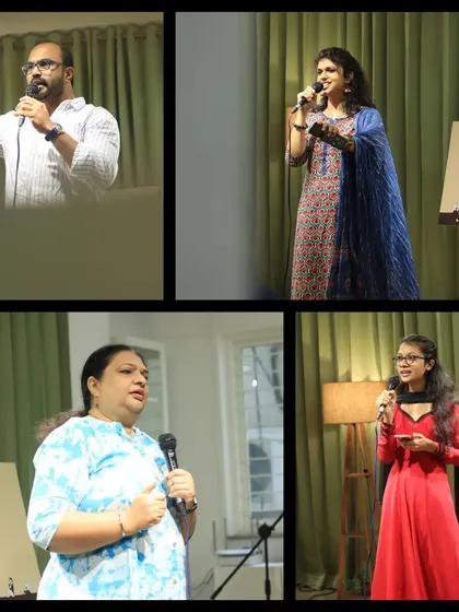 A collage of talented women who graced our stage for the anniversary celebration.