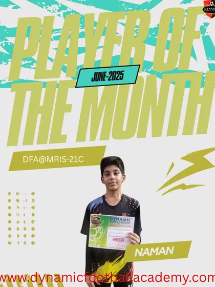 Naman, Player of the Month for June 2025.