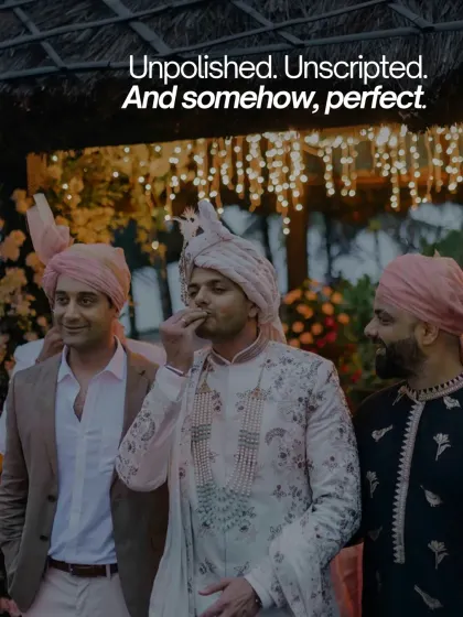 Your wedding day isn't a photoshoot. It's about living your day, and that includes the small, unpolished moments like the groom grabbing a quick bite. These unscripted, honest frames are often the ones that hold the most precious memories.