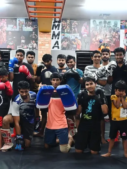 Team Bengaluru MMA at our Nagarbhavi branch. A great mix of experienced fighters and new students.
