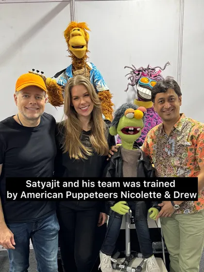 Training and collaborating with American puppeteers Nicolette and Drew from the legendary Jim Henson Company was an invaluable experience. Their guidance helped us elevate our performance for the Coldplay concerts.