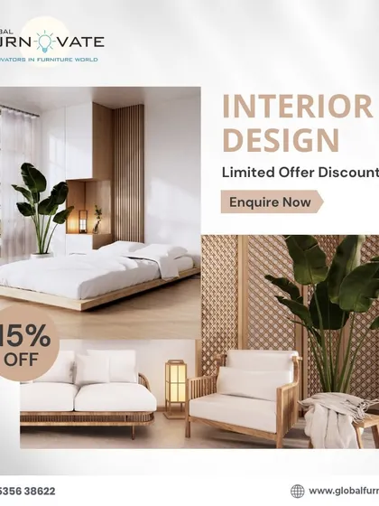 A limited-time offer for a discount on our premium interior design services for the first few clients to book.