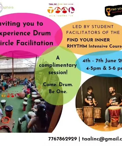 We open our doors to the public for complimentary sessions led by our student facilitators. This poster is an invitation, but it also shows a key part of our curriculum: real world practice.