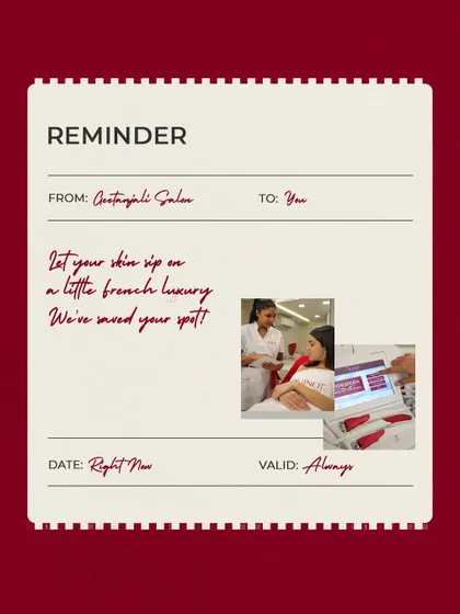 Consider this your official invitation to experience French luxury. This is a reminder that we have a spot saved for you to enjoy a science-backed, results-driven Guinot facial that will leave your skin glowing.