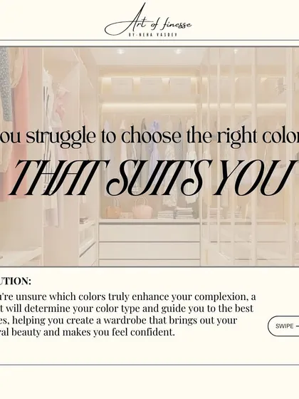 If you struggle to choose the right colors that suit you, a stylist can help. I provide color analysis to determine your best shades, helping you build a wardrobe that brings out your natural beauty.