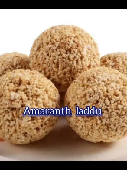 These Amaranth laddus are a healthy, protein packed snack. They are a great way to enjoy the benefits of Rajgira in a delicious, bite sized treat.