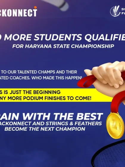 Results are our biggest trophy. We are incredibly proud that 19 of our dedicated students have qualified for the Haryana State Championship. This is a testament to their hard work and the high-performance coaching they receive here.