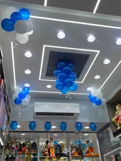 Another view of the ceiling decorations inside the newly opened gift shop.