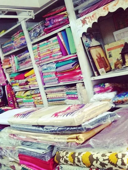 My shop is filled with fabrics of all types, from cottons and silks to brocades and georgettes, ensuring we find the perfect match for your desired outfit.